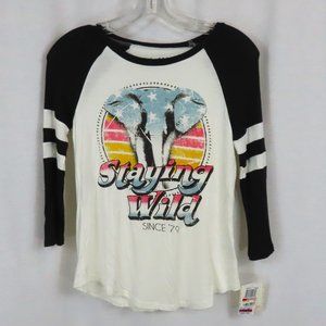 🌹4 for $20🌹 Rebellious One Very Soft 3/4 Sleeve Shirt Sz. XS